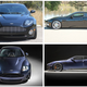 The 2003 Aston Martin V12 Vanquish (top) and the new Vanquish 25 by Callum (bottom).